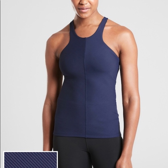 Athleta Tops - Athleta Intensity Support Top Dress Blue NWT M